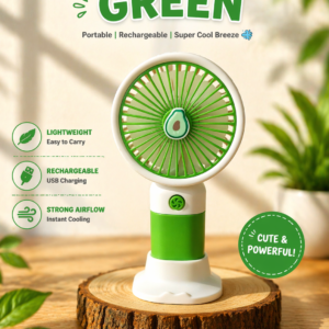 Mini Handheld Fan – Green